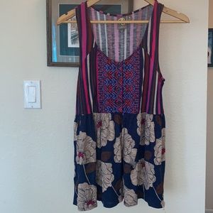 SALE! Anthropologie-September One Embellished Tank Size S